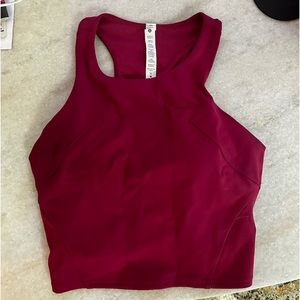 Lululemon Invigorate Tank size 4 pomegranate
